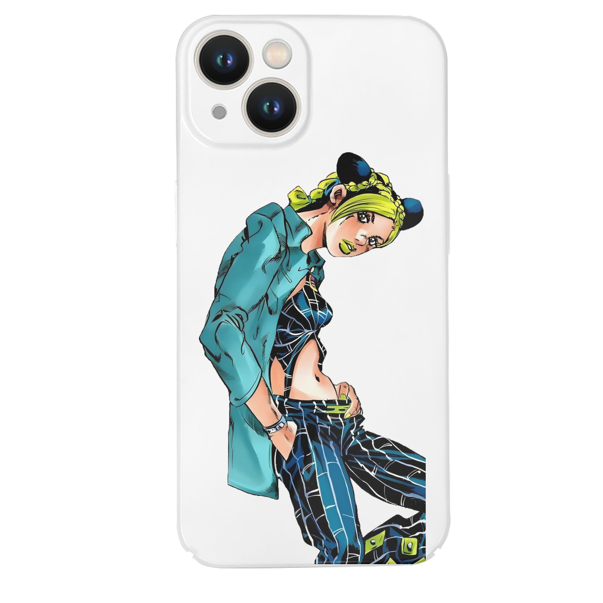 （画像用） "ジョジョの奇妙な冒険 くうじょう ジョリーン JoJo's Bizarre Adventure Jolyne Cujoh " 【iPhone 14シリーズ対応】ハードケース
